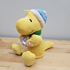 Gemmy Christmas Peanuts Woodstock Plush 2009 Music Lights Up - WORKS Musical